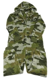 Army plyšová kombinéza s kapucí M&S