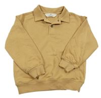 Piesková á mikina s golierikom H&M