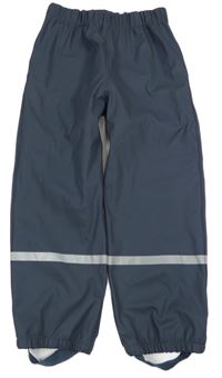 Tmavošedé nepromokavé kalhoty famy