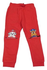 Červené tepláky s PAW PATROL - Chase a Marshall C&A