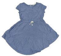 Modré ľahké šaty zn. H&M