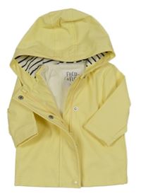 Žlutá nepromokavá jarní bunda s kapucí F&F