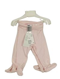 Nové - 2x polodupky - Světlerůžové + světlerůžovo-bílé pruhované H&M