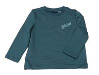 Tmavozelené sportovní triko s nápisem Lupilu