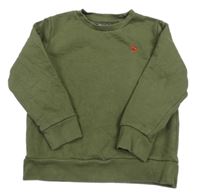 Khaki mikina s výšivkou Next