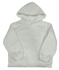 Biela mikina s kapucňou Shein