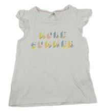 Biele tričko s nápisom Lupilu