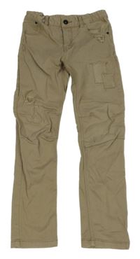 Piesková é skinny rifle s vyšúchaním H&M