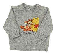Sivá melírovaná mikina s Púem Disney