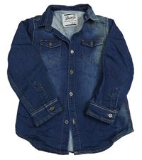 Tmavomodrá riflová košile Denim Co.