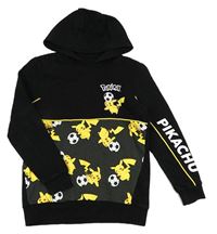 Černo-žlutá mikina s Pikachu a kapucí George