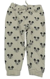 Světlebéžové tepláky s Mickeym C&A