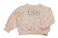 Svetloružová ľahká mikina s logom Levi´s