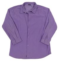 Fialová žebrovaná halenka 