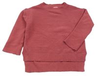 Jahodový ľahký sveter Zara