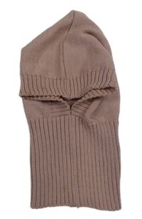 Starorůžová pletená kukla 