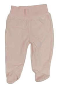 Světlerůžové sametové polodupky C&A