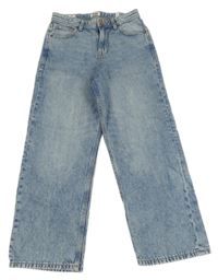 Světlemodré melírované baggy rifle Jack & Jones