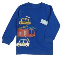 Nové - Tmavomodrá mikina s auty Matalan