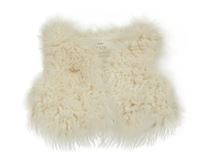 Smotanová kožušinová podšitá vesta Primark