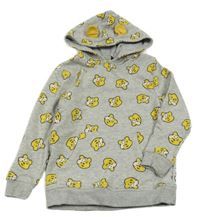 Sivá mikina s Pudseym a kapucňou George