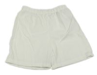 Biele pruhované ľahké kraťasy Shein