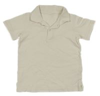Smetanové polo tričko H&M
