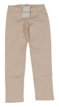 Nové - Světlerůžové třpytivé legíny Old Navy 
