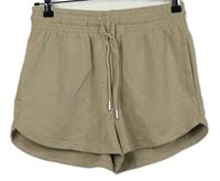 Dámské béžové teplákové kraťasy H&M
