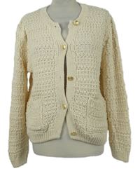 Dámský smetanový propínací svetr Primark 