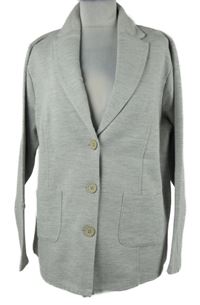 Dámské šedé žebrované teplákové sako Collection L