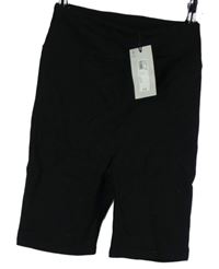 Nové - Dámske čierne elastické kraťasy River Island