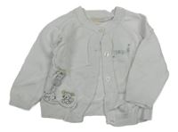 Biely prepínaci sveter so zvieratkami bhs