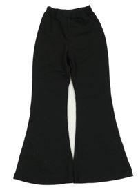Čierne bootcut tepláky