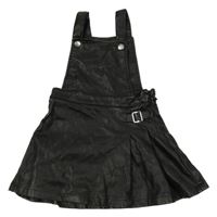Čierna koženková na traká sukňa Primark