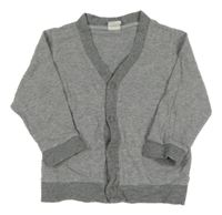 Sivo-biely pruhovaný prepínaci sveter H&M