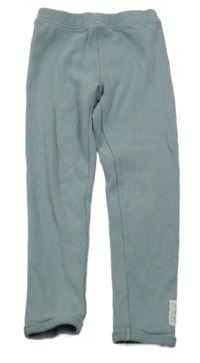 Sivé rebrované tepláky