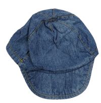 Modrá rifľová šiltovka