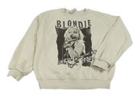 Světllebéžová mikina s potiskem - Blondie 