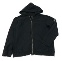 Čierna prepínaci mikina s kapucňou River Island