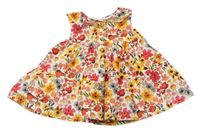 Smetanovo-farebné kvetované šaty F&F