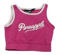 Růžovo-bílá sportovní lambáda s logem Pineapple
