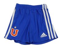 Modré sportovní kraťasy s logem Adidas