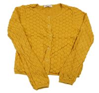 Okrový vzorovaný prepínaci sveter H&M