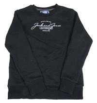 Čierna mikina s logom Jack & Jones