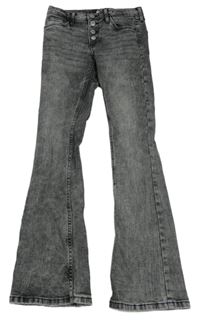 Šedé bootcut rifle H&M