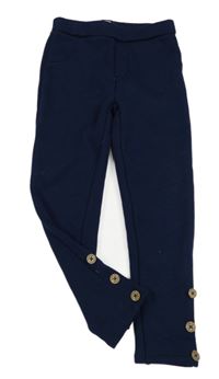 Tmavomodré legíny s knoflíčky Reserved