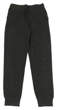 Tmavošedé vzorované teplákové kalhoty Primark