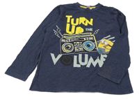 Tmavomodré tričko s Mimoni