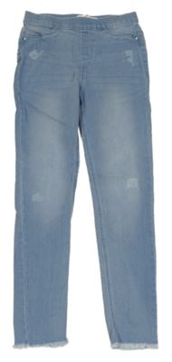 Svetlomodré džegíny s vyšúchaním Denim Co.